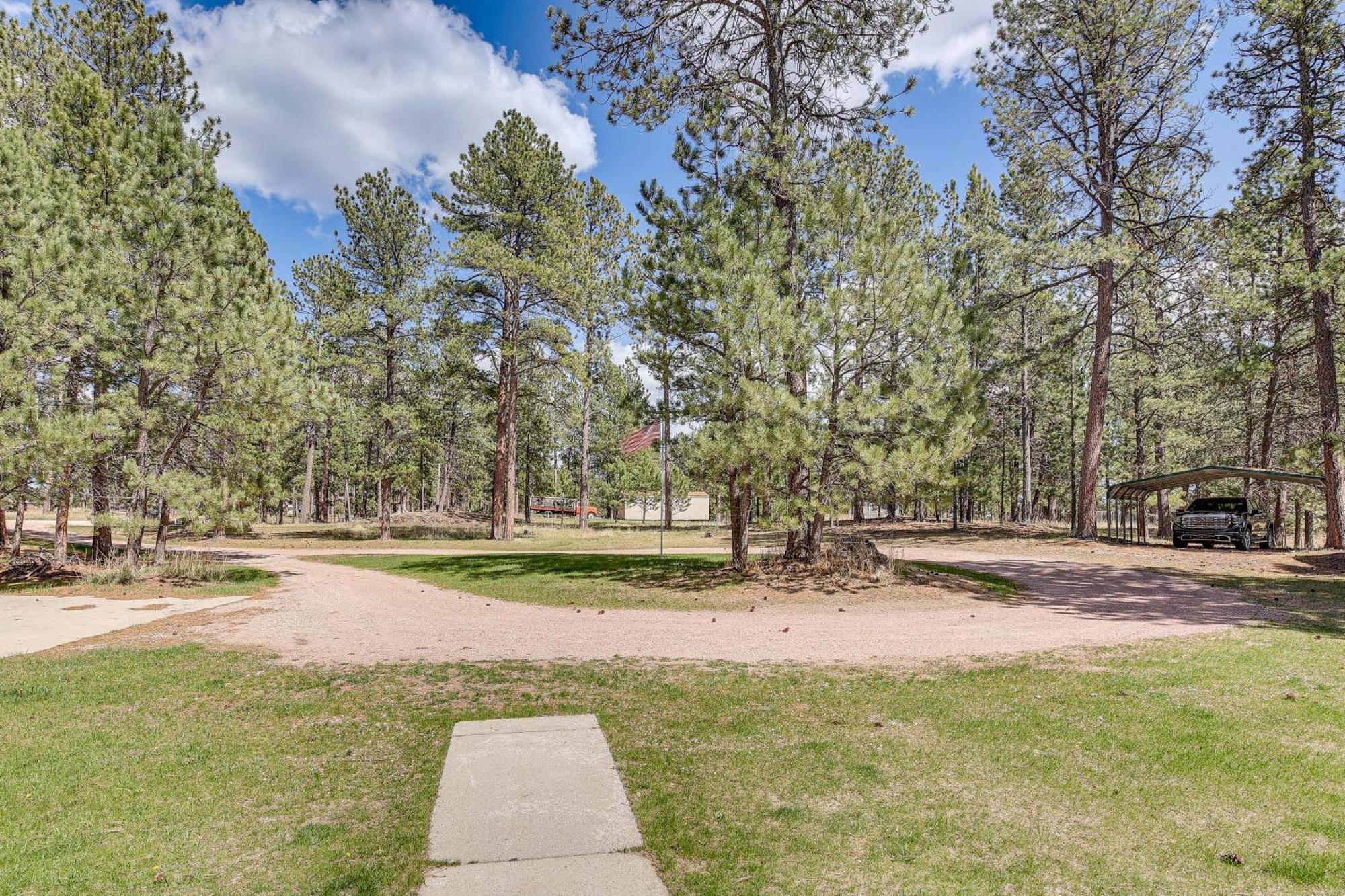 קאסטר Private Black Hills Home With Corral Horses Welcome מראה חיצוני תמונה