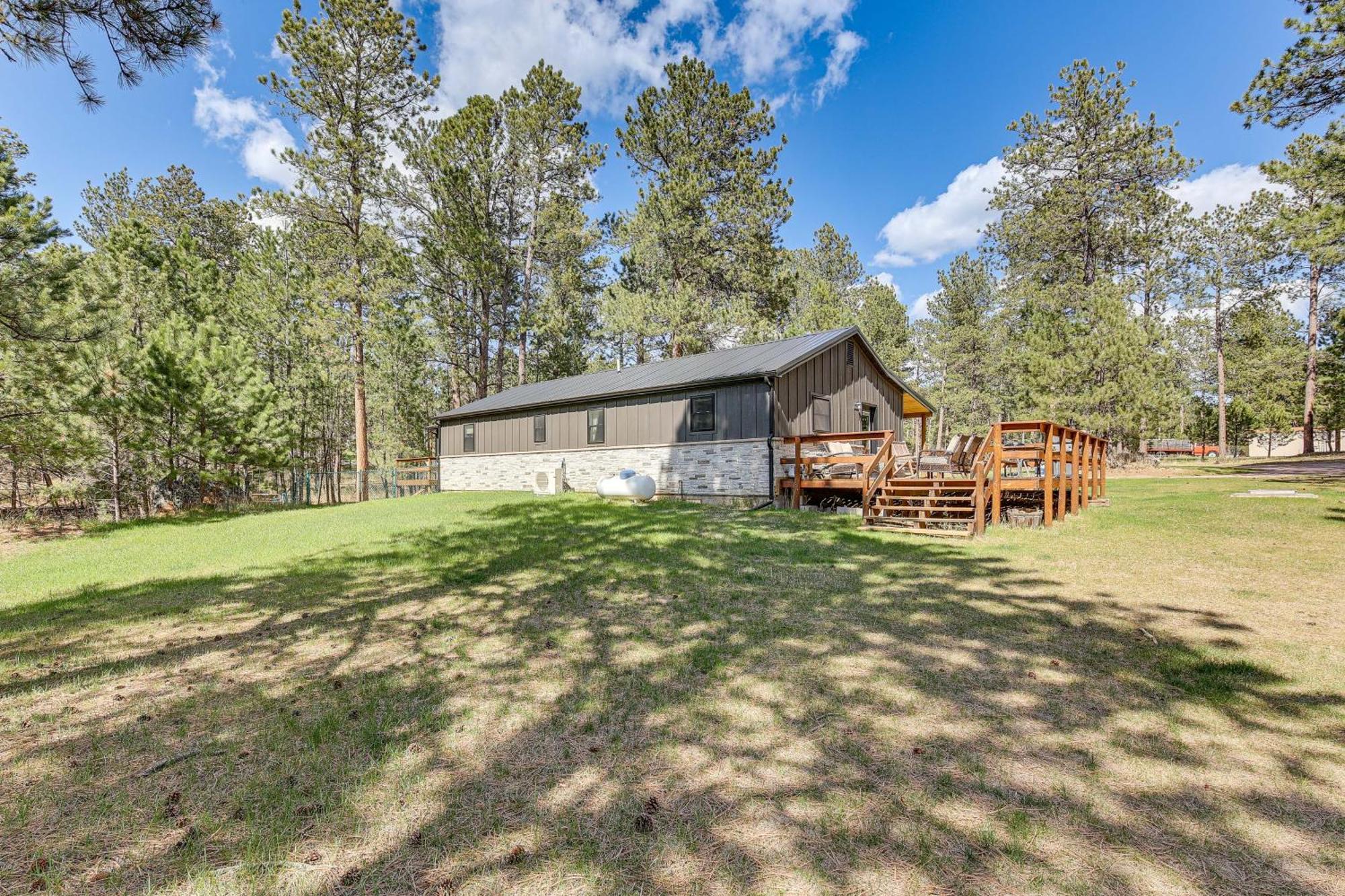 קאסטר Private Black Hills Home With Corral Horses Welcome מראה חיצוני תמונה