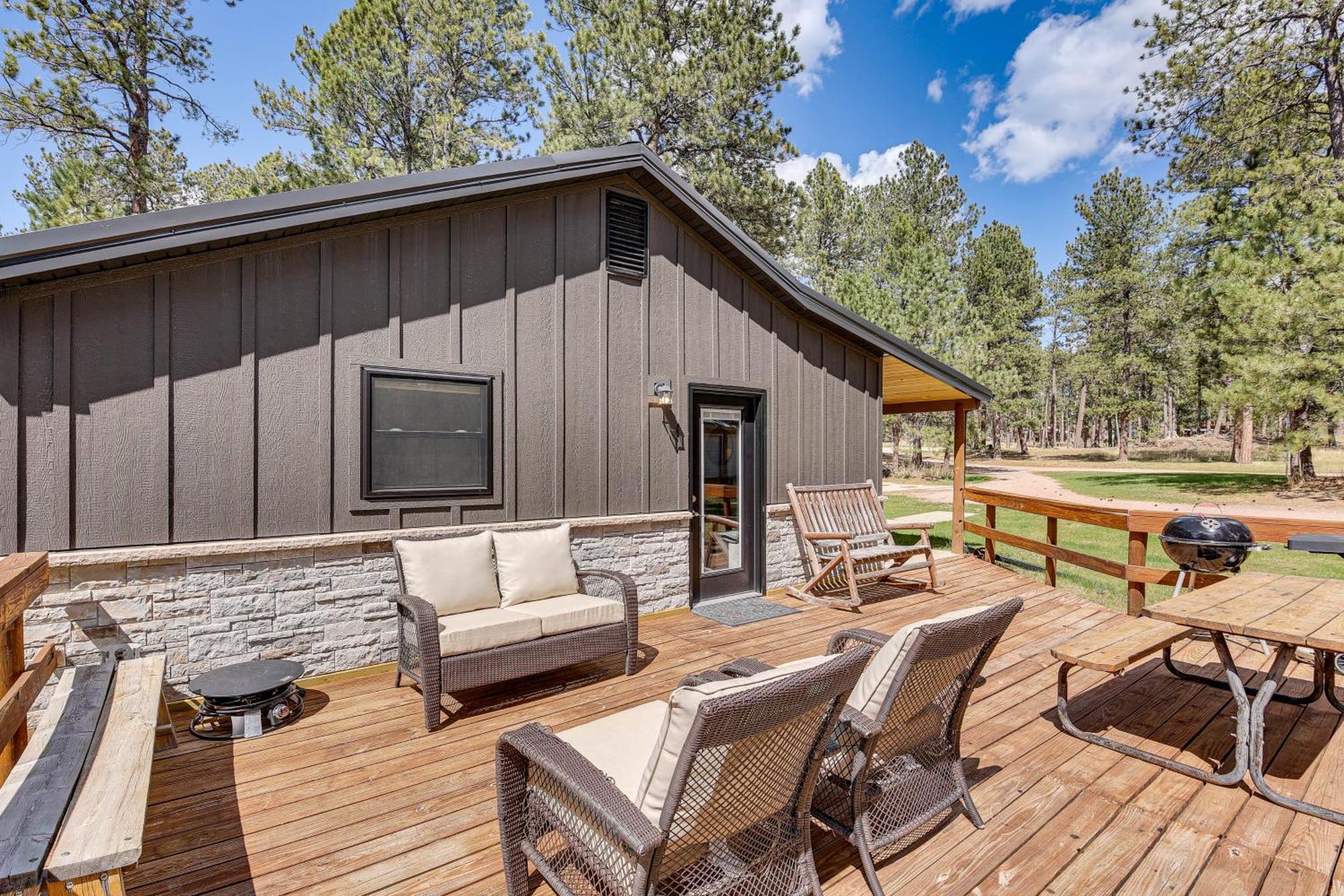 קאסטר Private Black Hills Home With Corral Horses Welcome מראה חיצוני תמונה